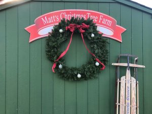 Wreath and Sled